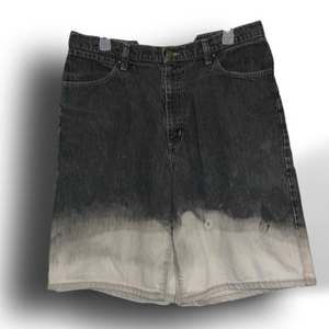 Ralph Lauren polo jean shorts Upcycled bleach Ombre size 34